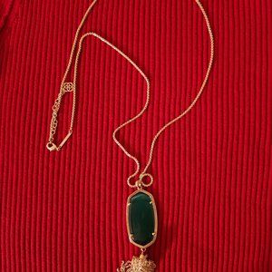 KENDRA SCOTT RAYNE STONE TASSEL NECKLACE